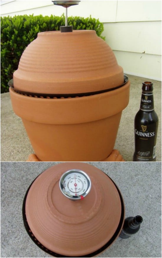 DIY Terra Cotta Barbecue Smoker