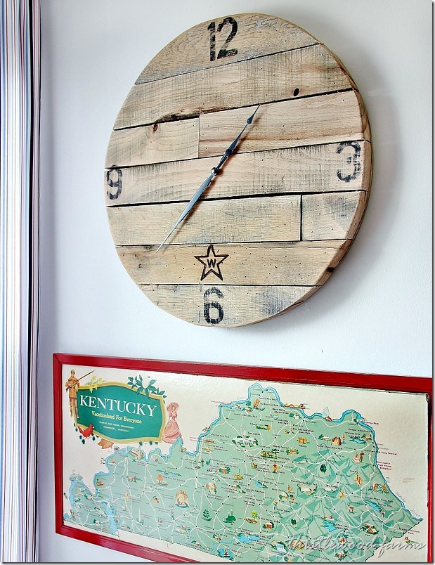 How to make a clock from pallets