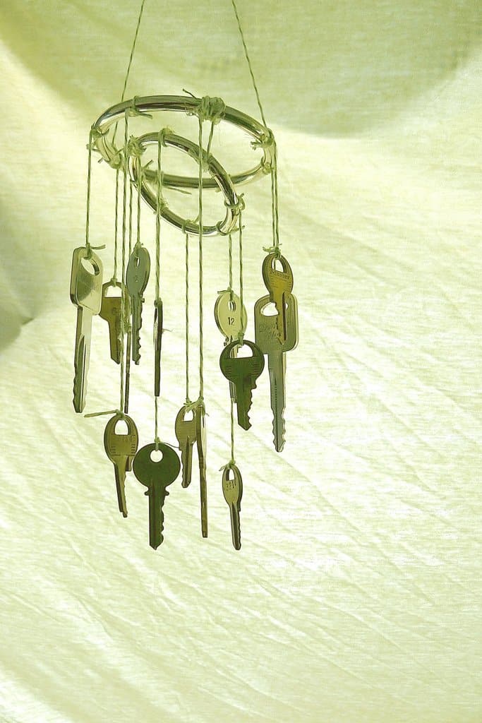 Key wind chimes