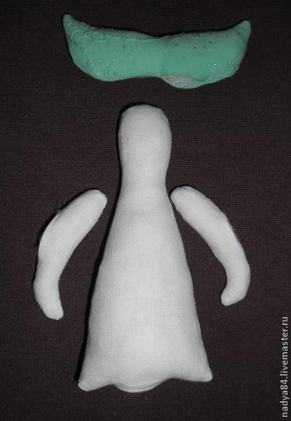 Мастер-класс: текстильная кукла Ангел (примитив), фото № 3