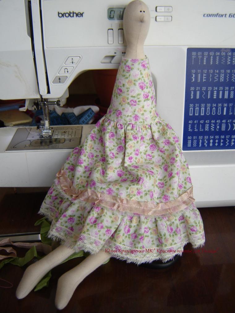 Мастер-класс: красивое платье для Тильды, фото № 28
