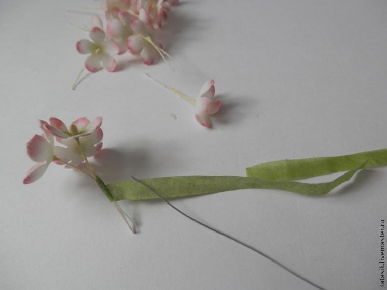Создаем миниатюрные цветы из фоамирана, фото № 12