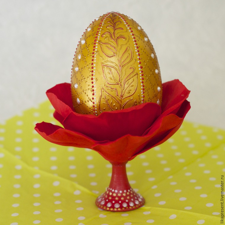 Декорируем пасхальное яйцо, используя две техники, фото № 19