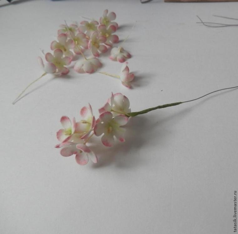 Создаем миниатюрные цветы из фоамирана, фото № 13