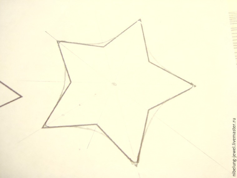 Вышиваем брошь-кулон «Морская звезда» жемчугом Swarovski и бисером, фото № 2