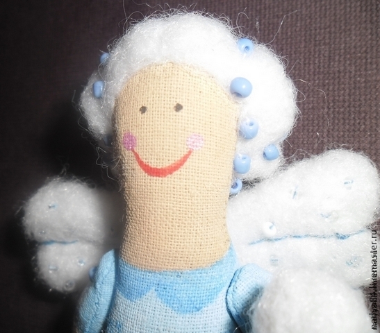 Мастер-класс: текстильная кукла Ангел (примитив), фото № 15