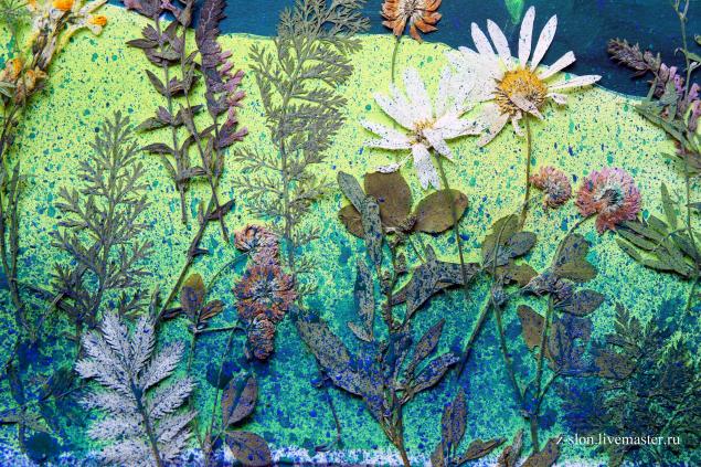 Мастер-класс по живописи: пастель, гуашь и сухоцветы — мой эксперимент, фото № 17