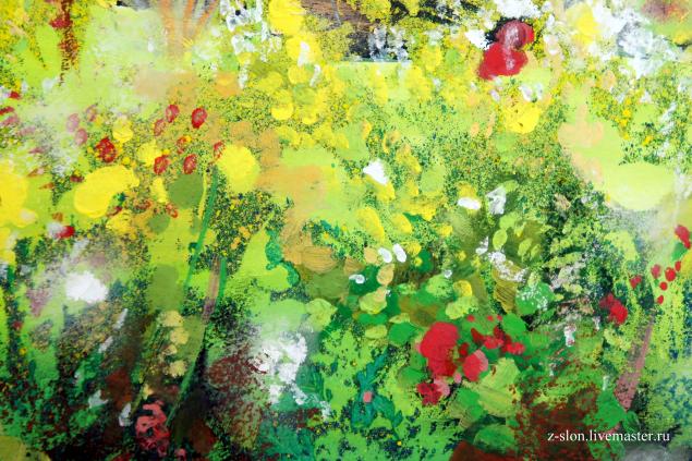 Мастер-класс по живописи: пастель, гуашь и сухоцветы — мой эксперимент, фото № 35