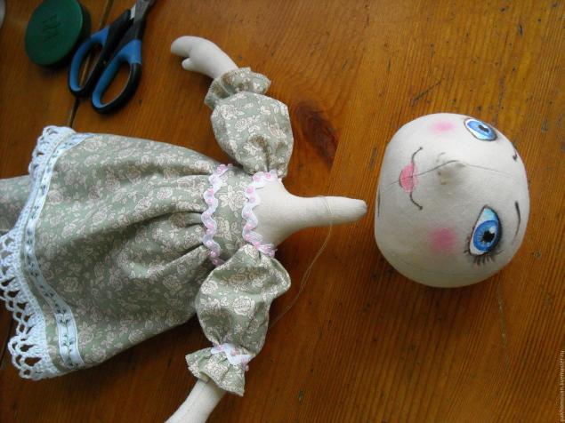 Как сшить тыквоголовую куклу - Апрельку-Капельку или девочку Весну., фото № 44