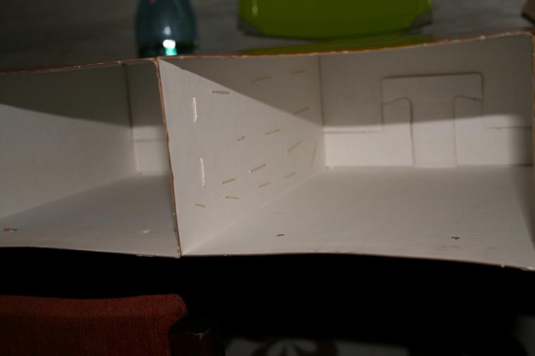 Детская кухня из картонных коробок, фото № 9