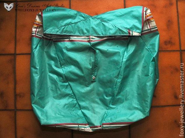 Хозяйственная эко-сумка из старого зонтика, фото № 10