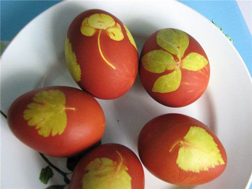 Различные виды росписи яиц, или Натуральные способы покрасить яйца, фото № 9