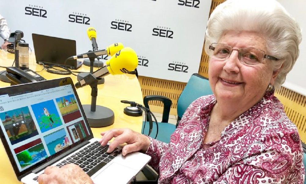 87-летняя испанка рисует шедевры в Paint и покоряет интернет, фото № 1