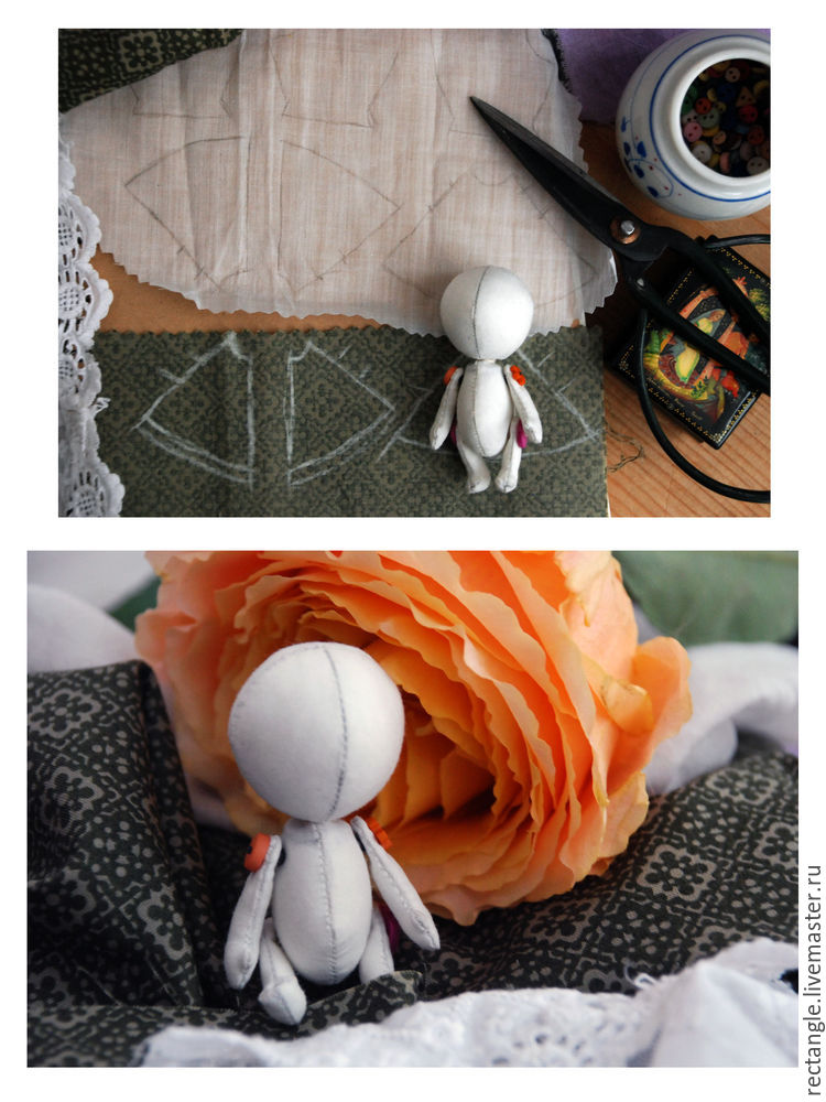 Мастер-класс по созданию текстильной куклы-броши, фото № 18