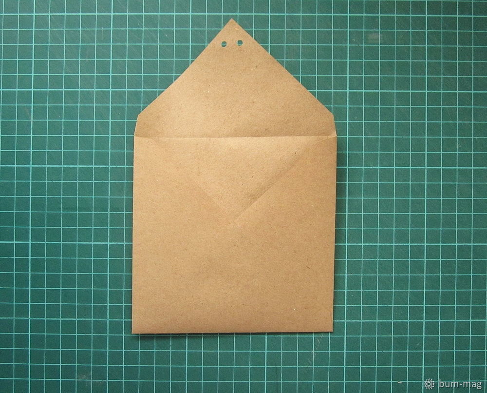 Делаем простой и быстрый квадратный конверт с бантиком, фото № 10