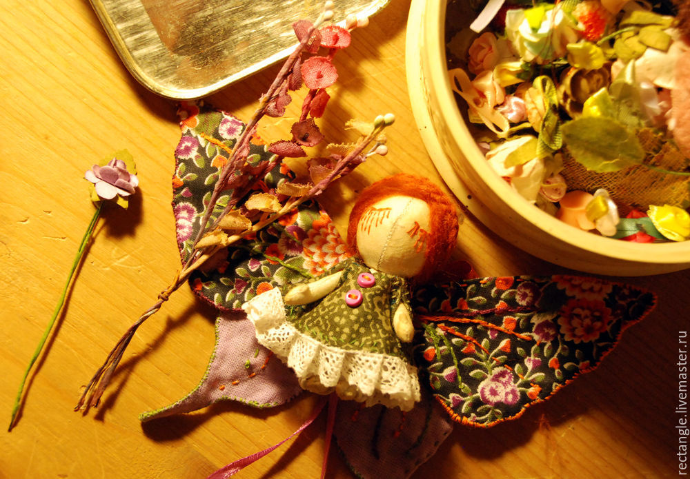 Мастер-класс по созданию текстильной куклы-броши, фото № 46