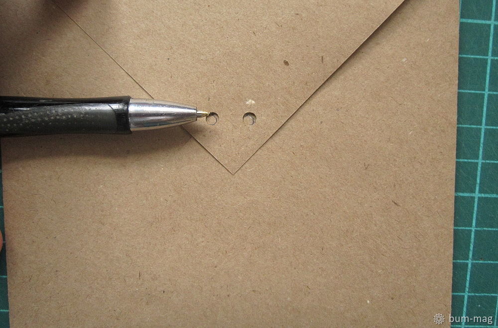 Делаем простой и быстрый квадратный конверт с бантиком, фото № 11
