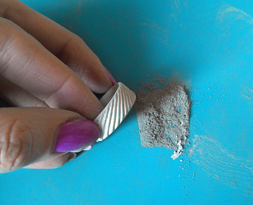 Как сделать из серебряной глины широкое кольцо с рельефом, фото № 30
