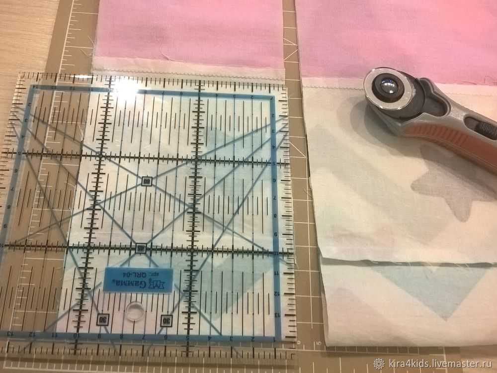 «Трубный метод» в лоскутном творчестве: быстрый способ шитья из квадратных блоков, фото № 12