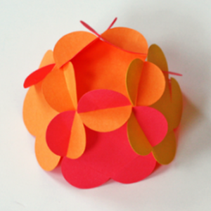снежинка оригами из модулей пошагово
