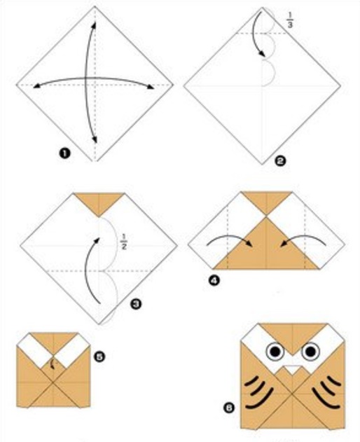 Оригами сова