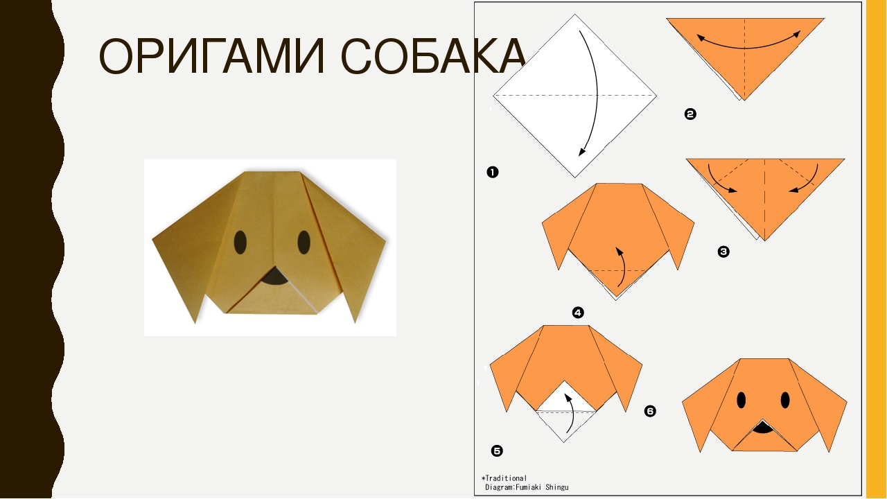 Оригами тех карта 2 класс