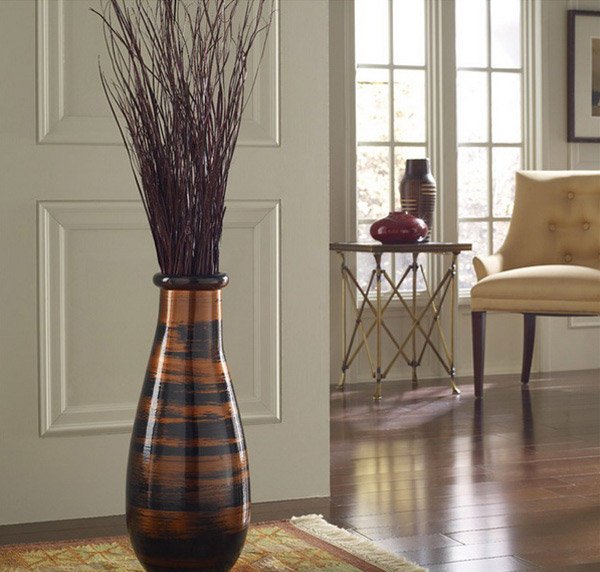 Copperworks Round Floor Vase