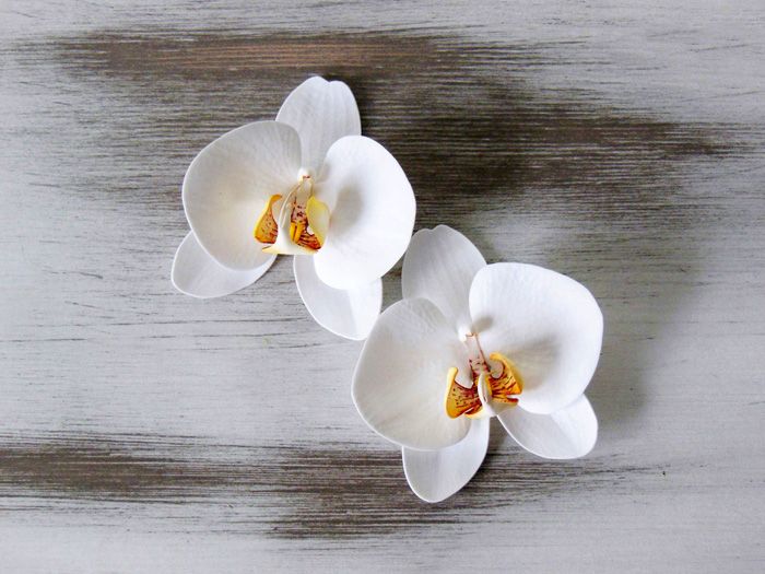Орхидея из фома выглядит очень натурально