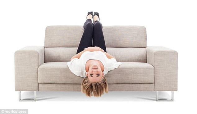 The Rule Breaker is the total opposite of how most people would sit on their sofa, so it