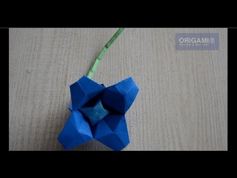 Незабудка / Как Сделать Цветок Оригами
