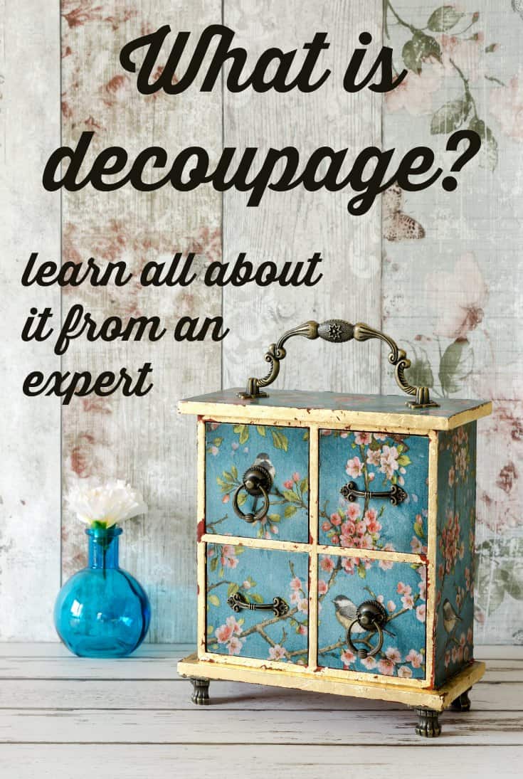 Are you wondering what it means to "decoupage?" I run a Mod Podge blog and I