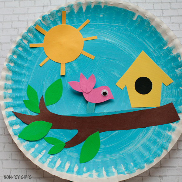 Birdhouse craft for kids