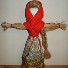 Народная кукла Кострома (Масленица)