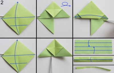 схема Корзины оригами 2