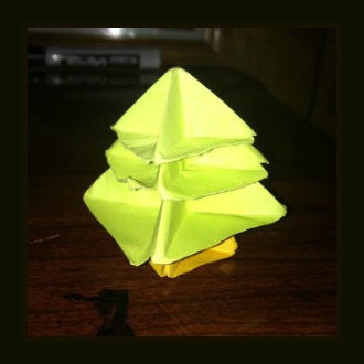 Оригами из бумаги Дерево