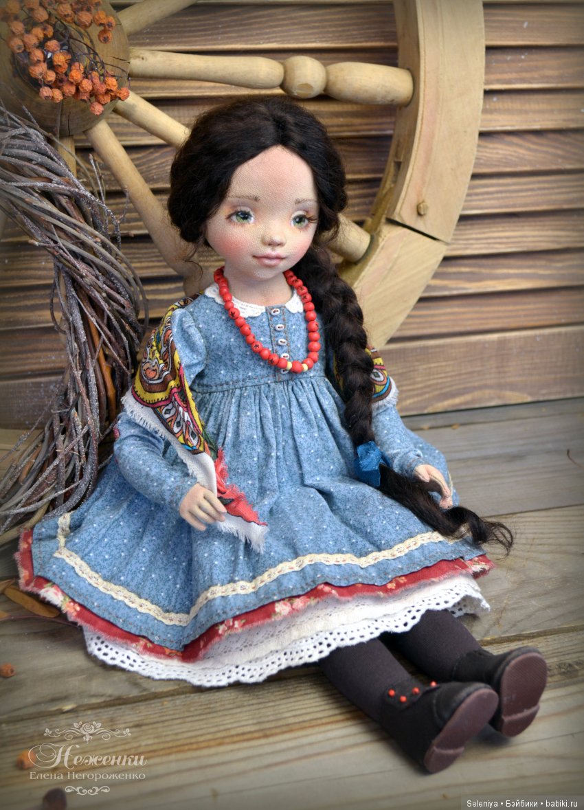 авторская текстильная кукла