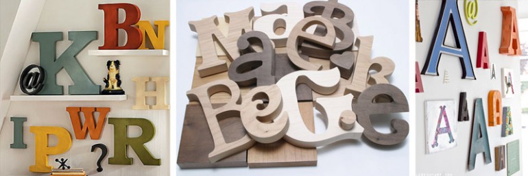 деревянные буквы