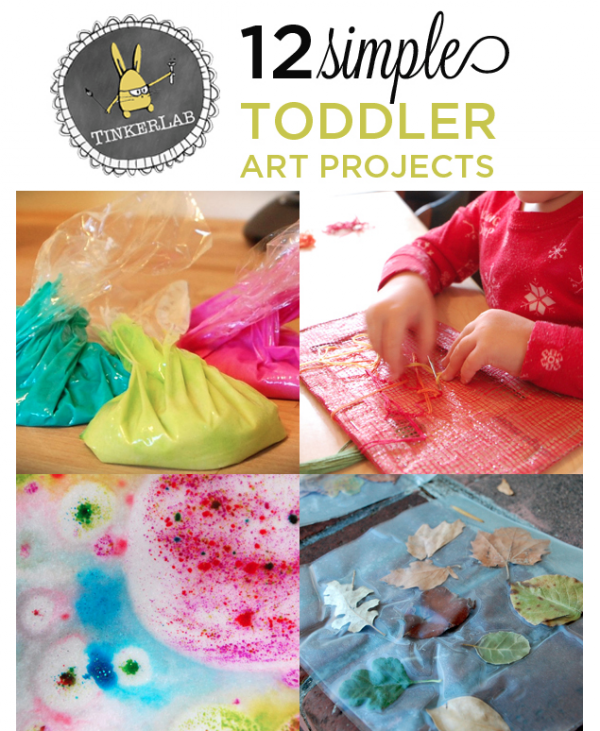 12 Simple Art Projects for Toddlers 