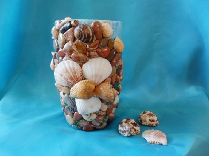 морской декор вазы
