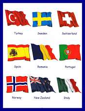Countries and Flags For Children