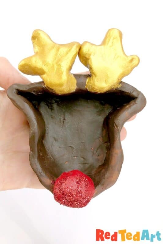 How to make Pinch Pots for Christmas - Reindeer!
