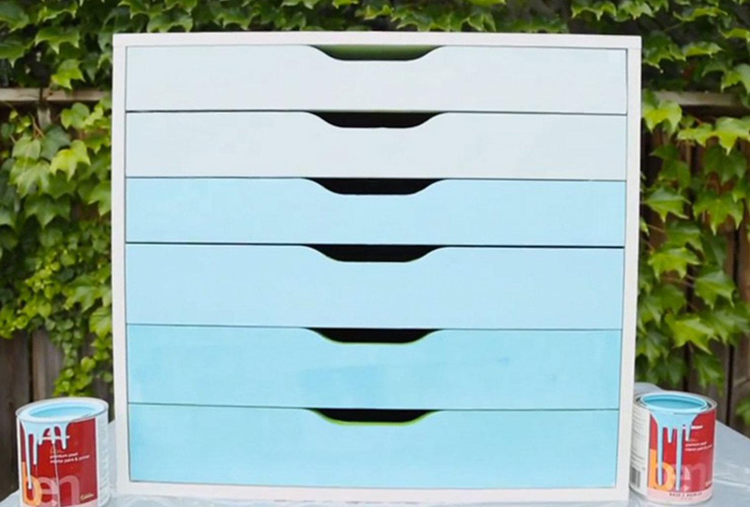 diy room decor ombre dresser500